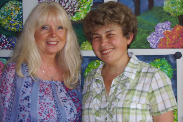 Helga Knoche-Harries und Lilia Gavrilenko