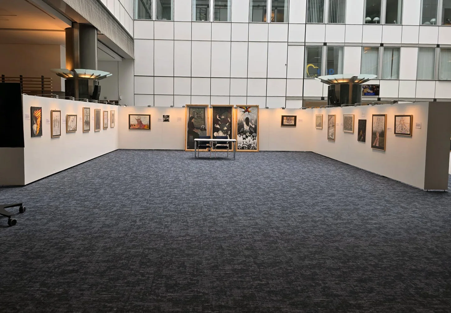 Ausstellung im Europäischen Parlament in Brüssel